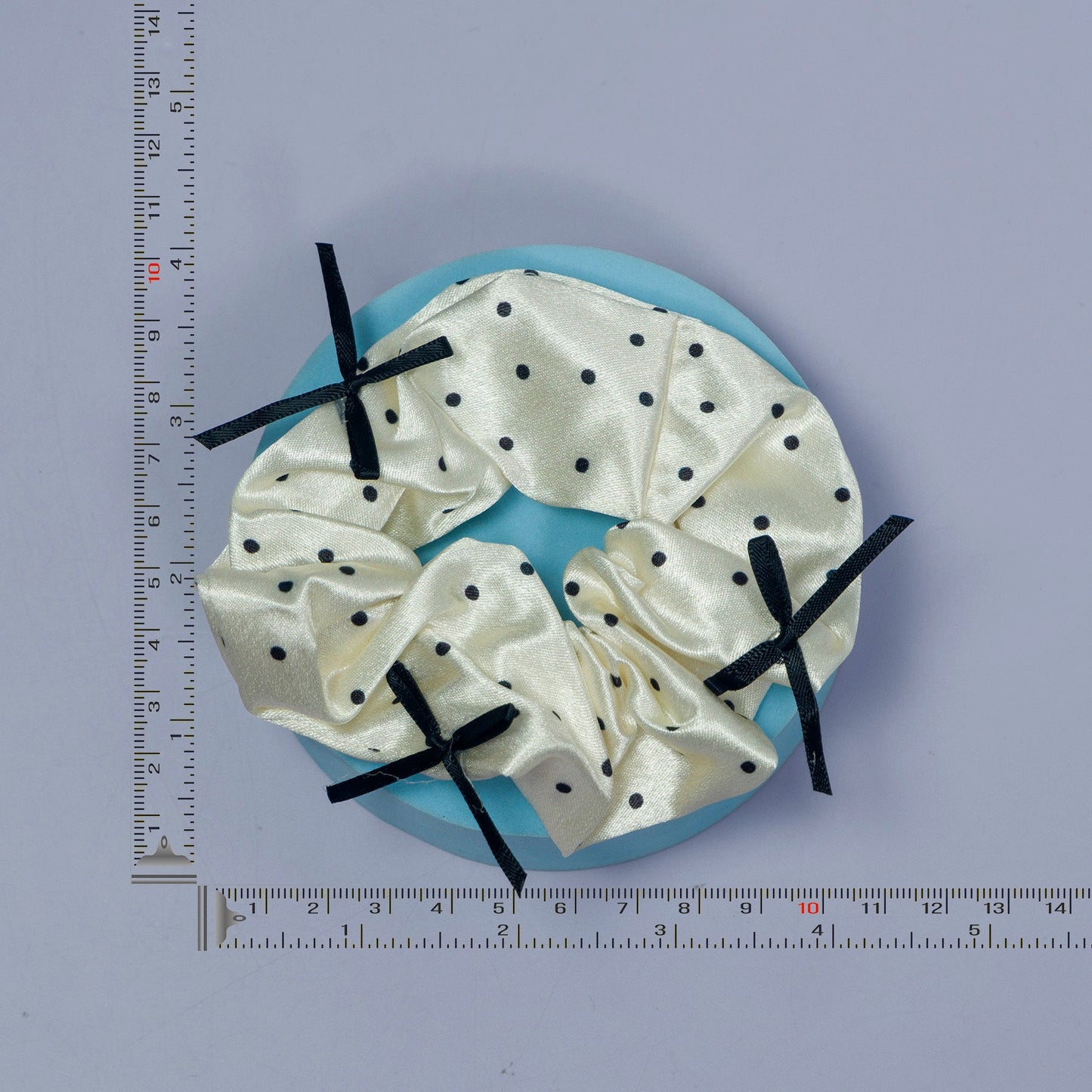 Polka Dot Hair Scrunchies (Pack of 12) - UBKWS1118