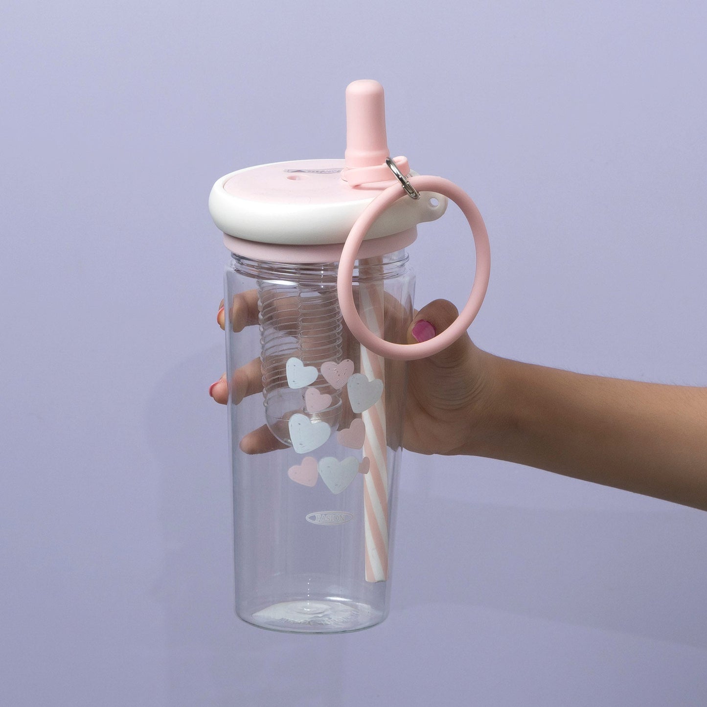 Straw Cup Bottle with Silicone Lid (6Pcs) - UBKWS1210