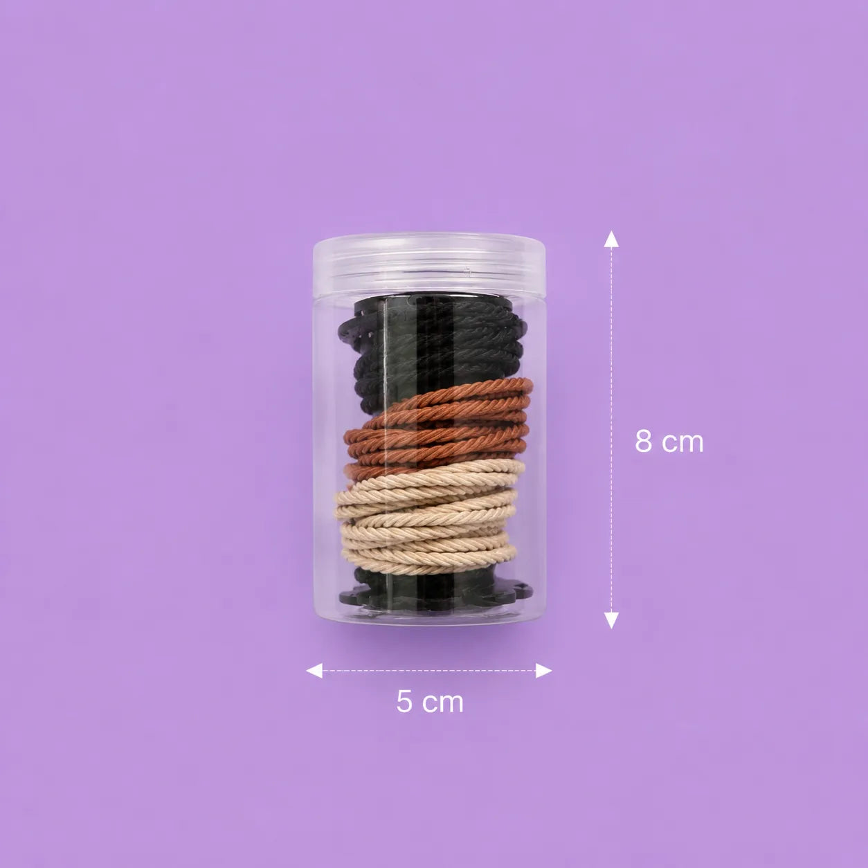Soft hair ties bottle (1Dz) - UB-448