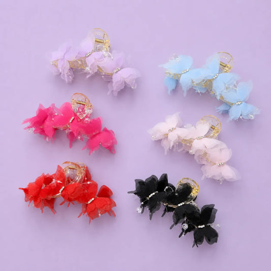 XL Butterfly hair Claw clip (1Dz) - UBKWS2783