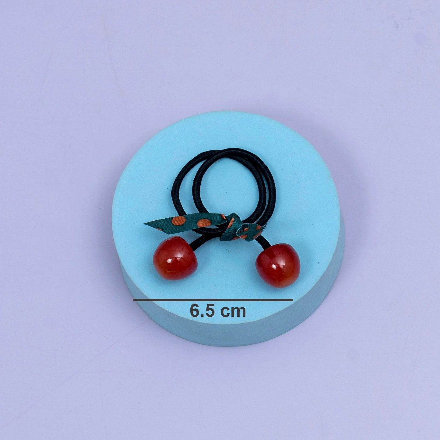 Cherry Knot Elastic Hair Tie (1Dz) - UBKWS2584