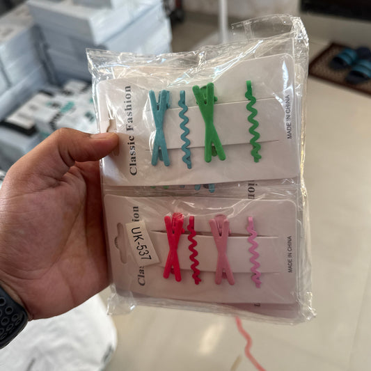 Matt alligator Hair Pin (12 Cards) - UBKWS927