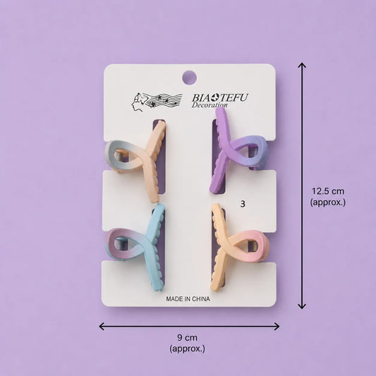 Gradient mini hair claw cards (1Dz) - UBKWS2855