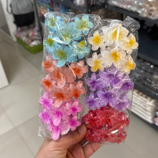 Hawaii flower hair claw (Pack of 12) - UBKWS832