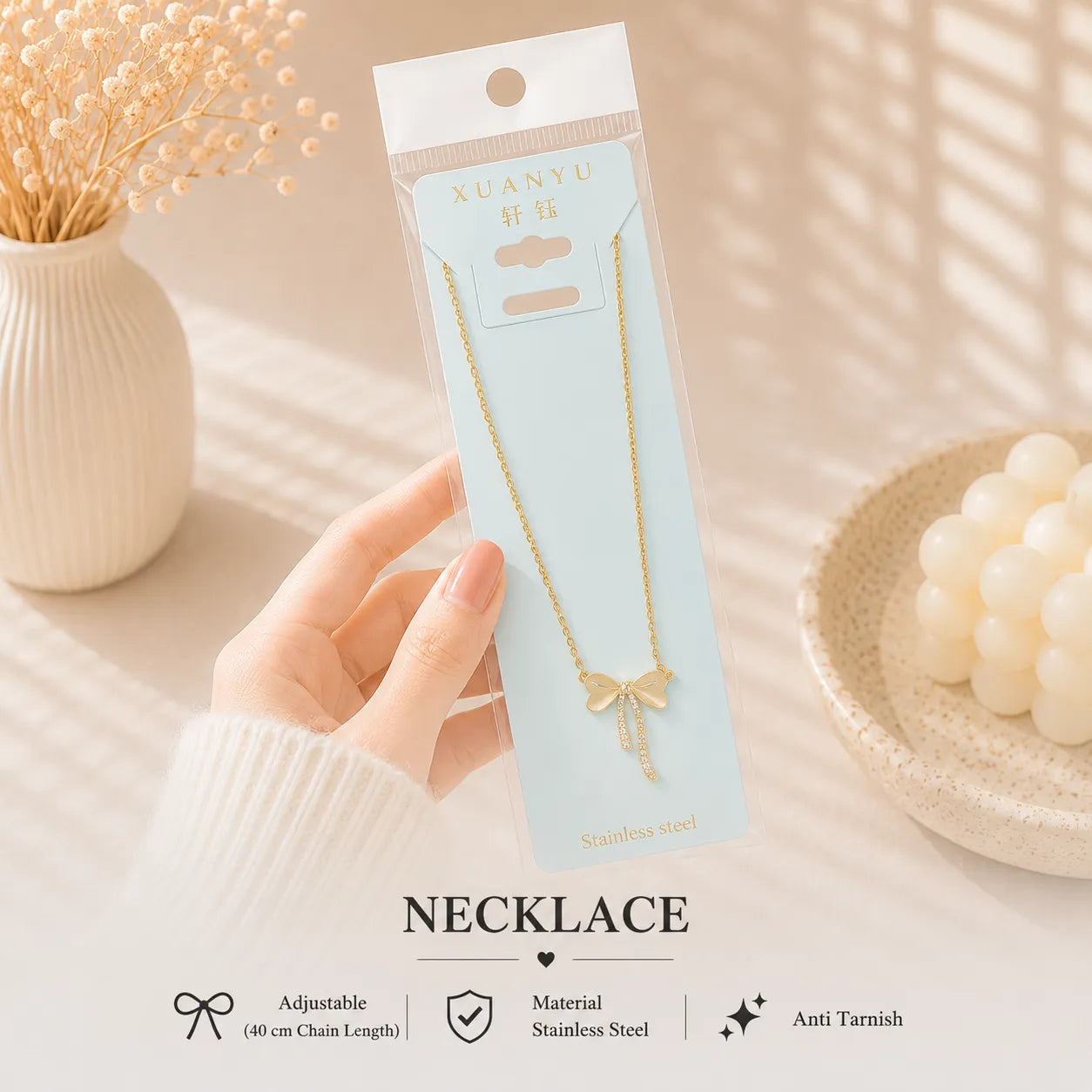 Korean Pendant Necklace - UBKWS3049