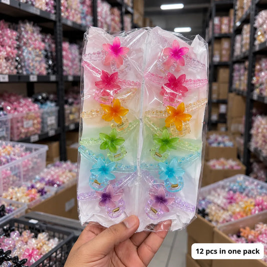 Flower Hair Clips (1Dz) – UBKWS4334