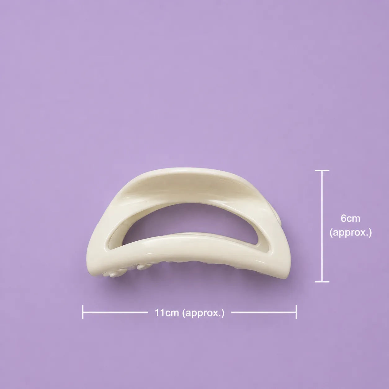 XL Unbreakable Classic Rectangular Hair Claw (1Dz) - UBKWS2782