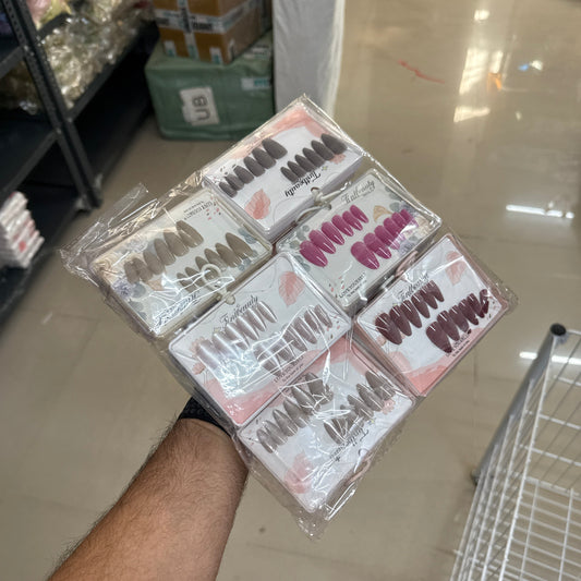 Glossy Artificial nails (12 Cases) - UBKWS924