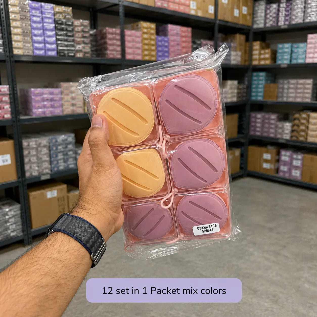 Make up sponge with case (12Pc) - UBKWS499