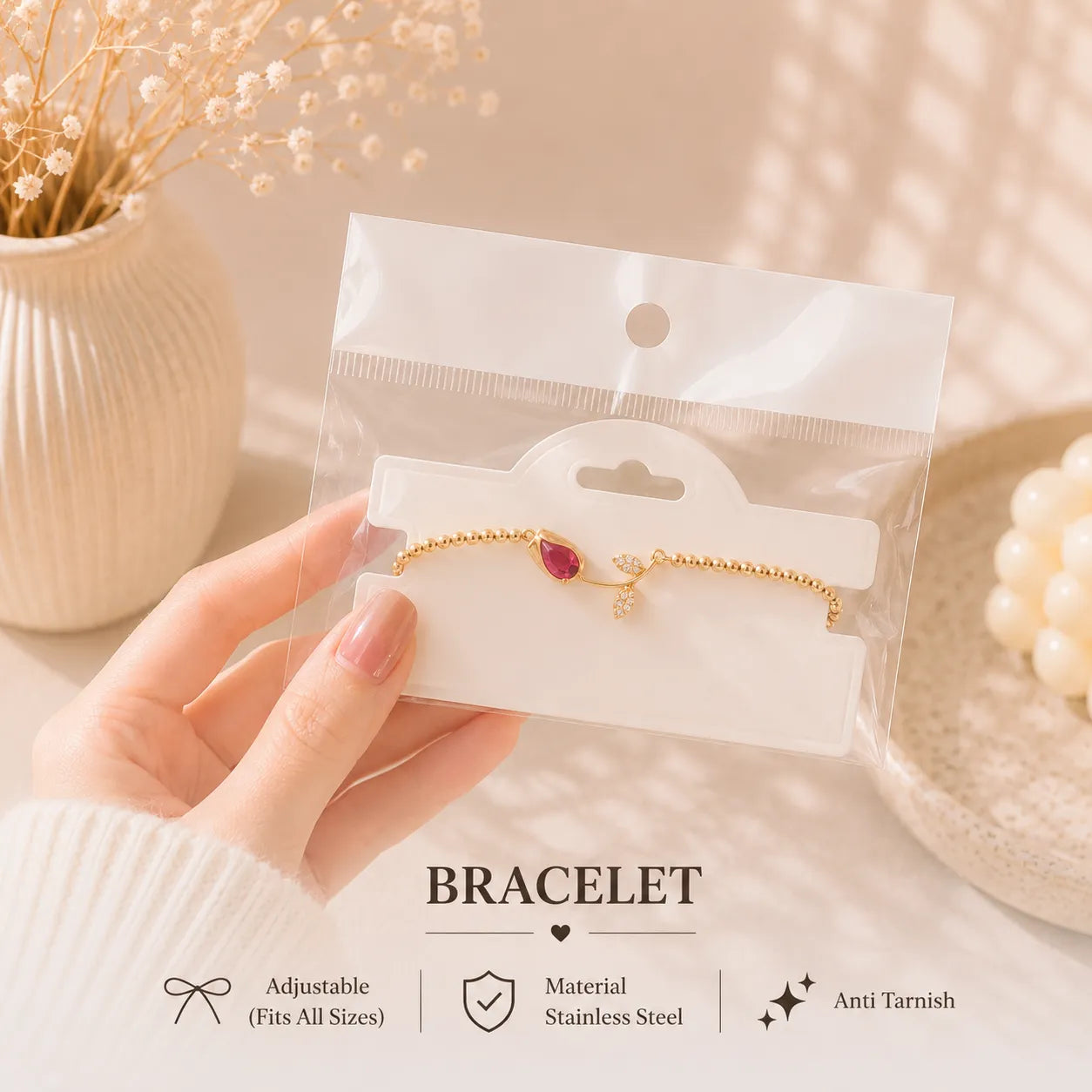 Adjustable Charm Bracelet - UBKWS3031