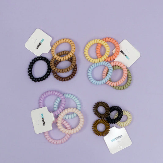 Spiral Hair ties (12 Cards) - UBKWS945