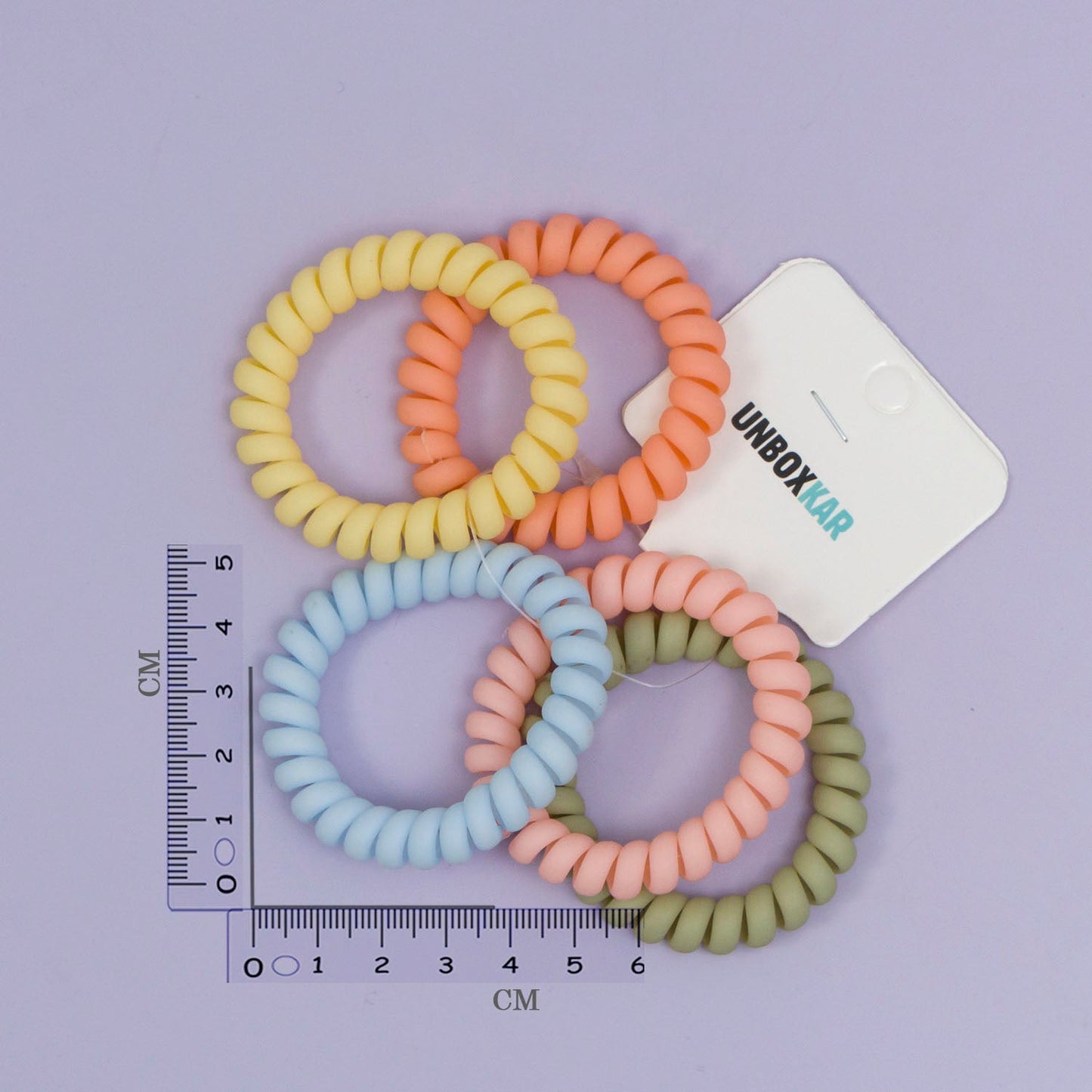 Spiral Hair ties (12 Cards) - UBKWS945