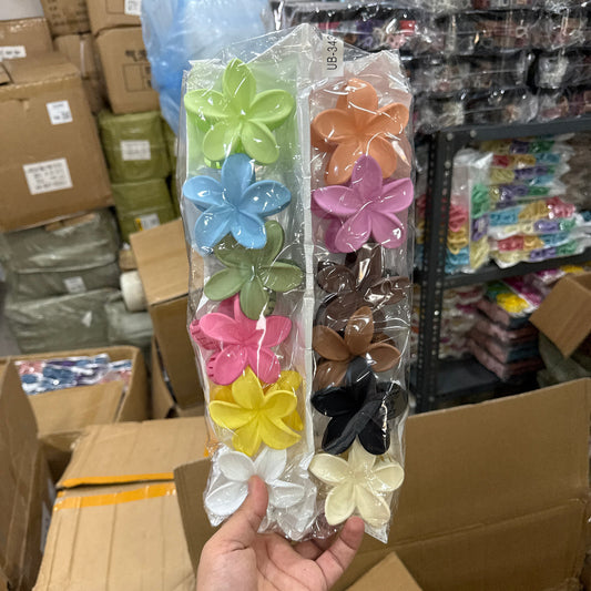 Matte Flower Hair Claw (1Dz) - UBKWS2469