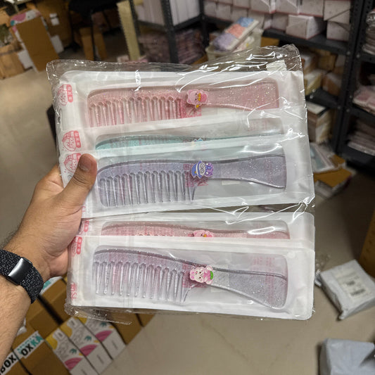 Korean Style hair comb (Pack of 12) - UBKWS903