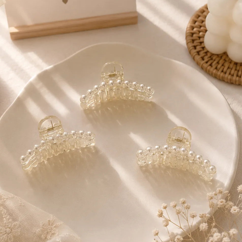 Pearl hair claw (1Dz) - UBKWS440-1