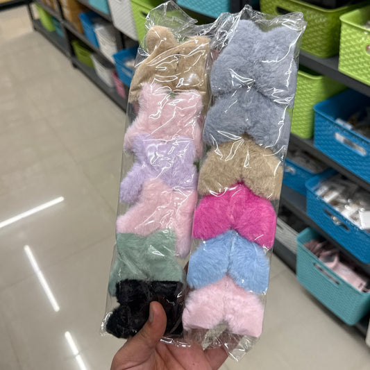 Butterfly Fur Hair Claw (12 Pcs) - UBKWS1097