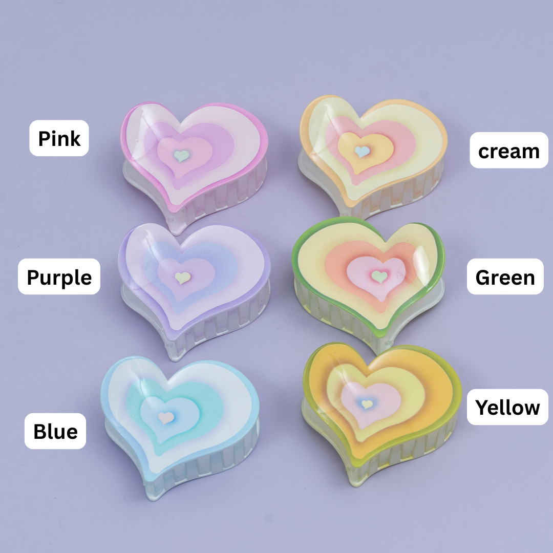 Heart Shape Hair Claw (1Dz) - UBKWS2534