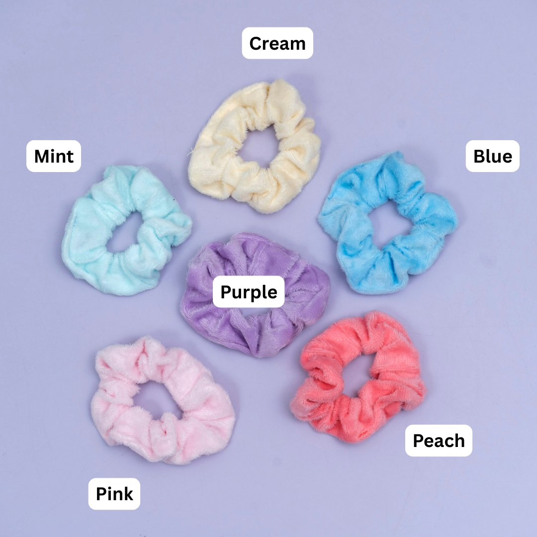 Soft Plush Scrunchie (1Dz) - UBKWS2576