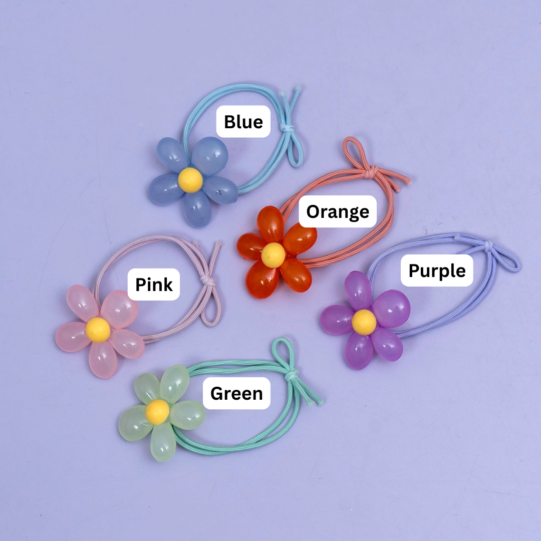 Daisy Elastic Hair Tie (1Dz) - UBKWS2583