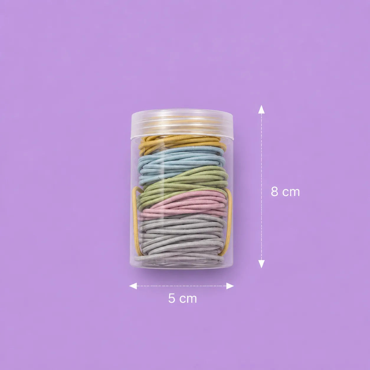Soft hair ties bottle (1Dz) - UB-447