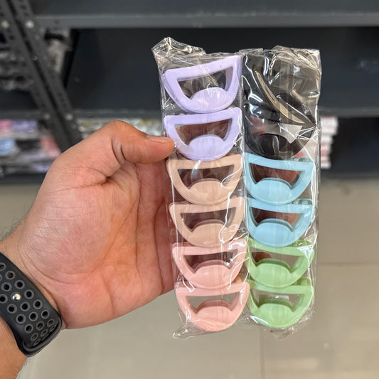 Matt hair claw (Pack of 12) - UBKWS852