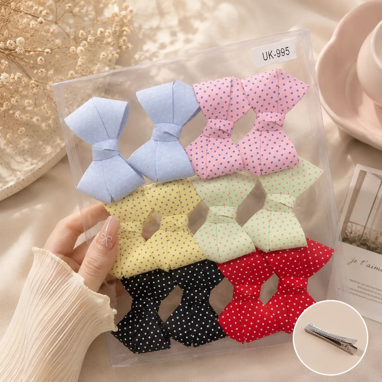 Bow hair pin (1Dz) - UBKWS2831
