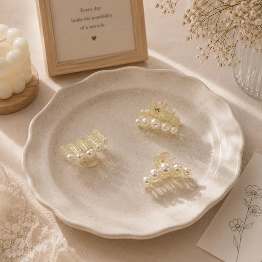 Pearl hair claw (1Dz) - UBKWS440-2