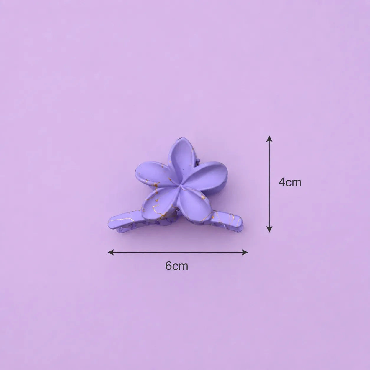 Marble matt hair claw (1Dz) - UBKWS2794