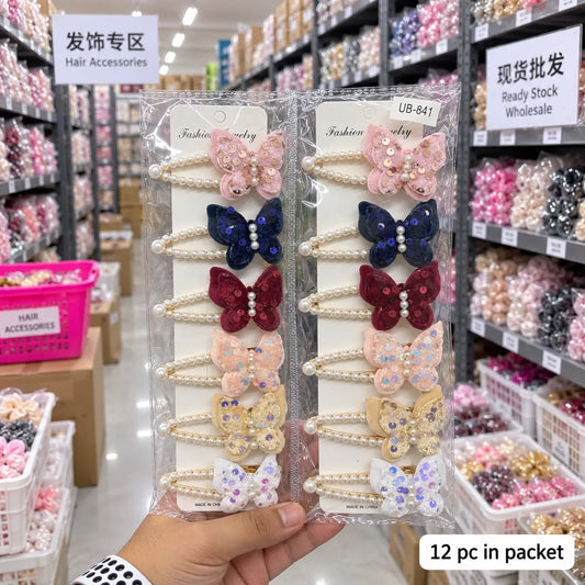 Korean pearl hair pins (1Dz) - UBKWS4231