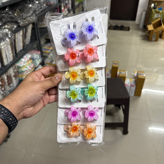 Flower Hair Claw Clip (1Dz) - UBKWS2305