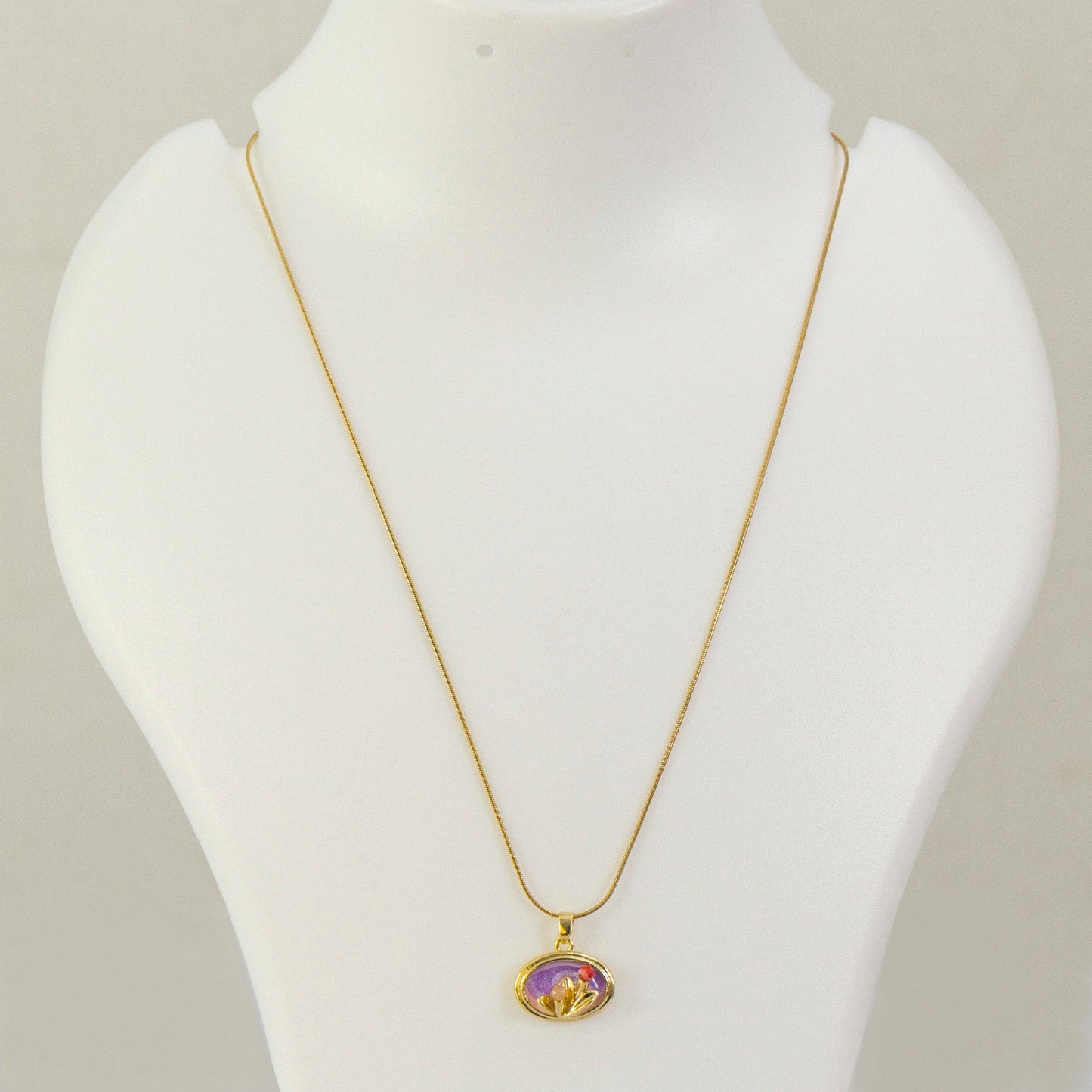 Anti tarnish Pendant Necklace - UBK3189