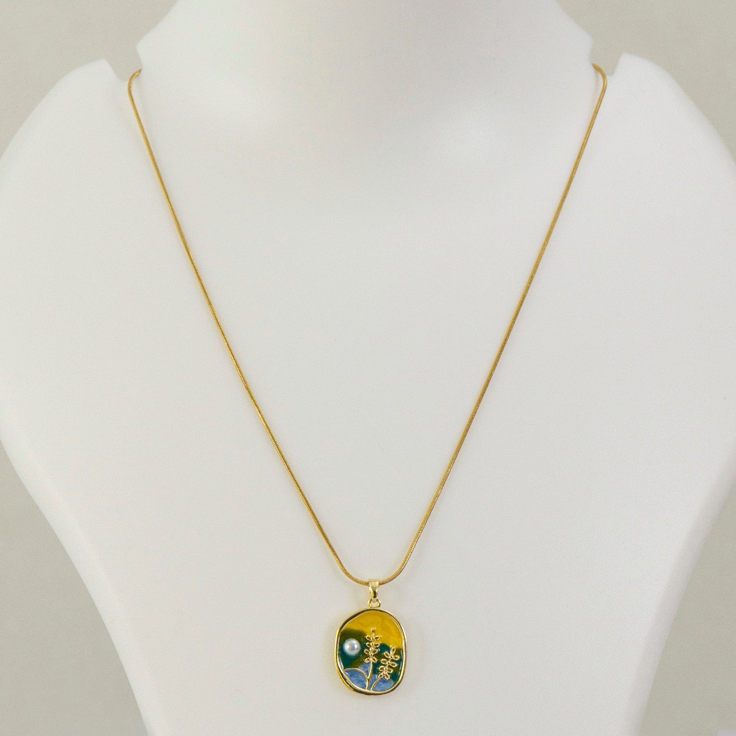 Anti tarnish Pendant Necklace - UBK3197