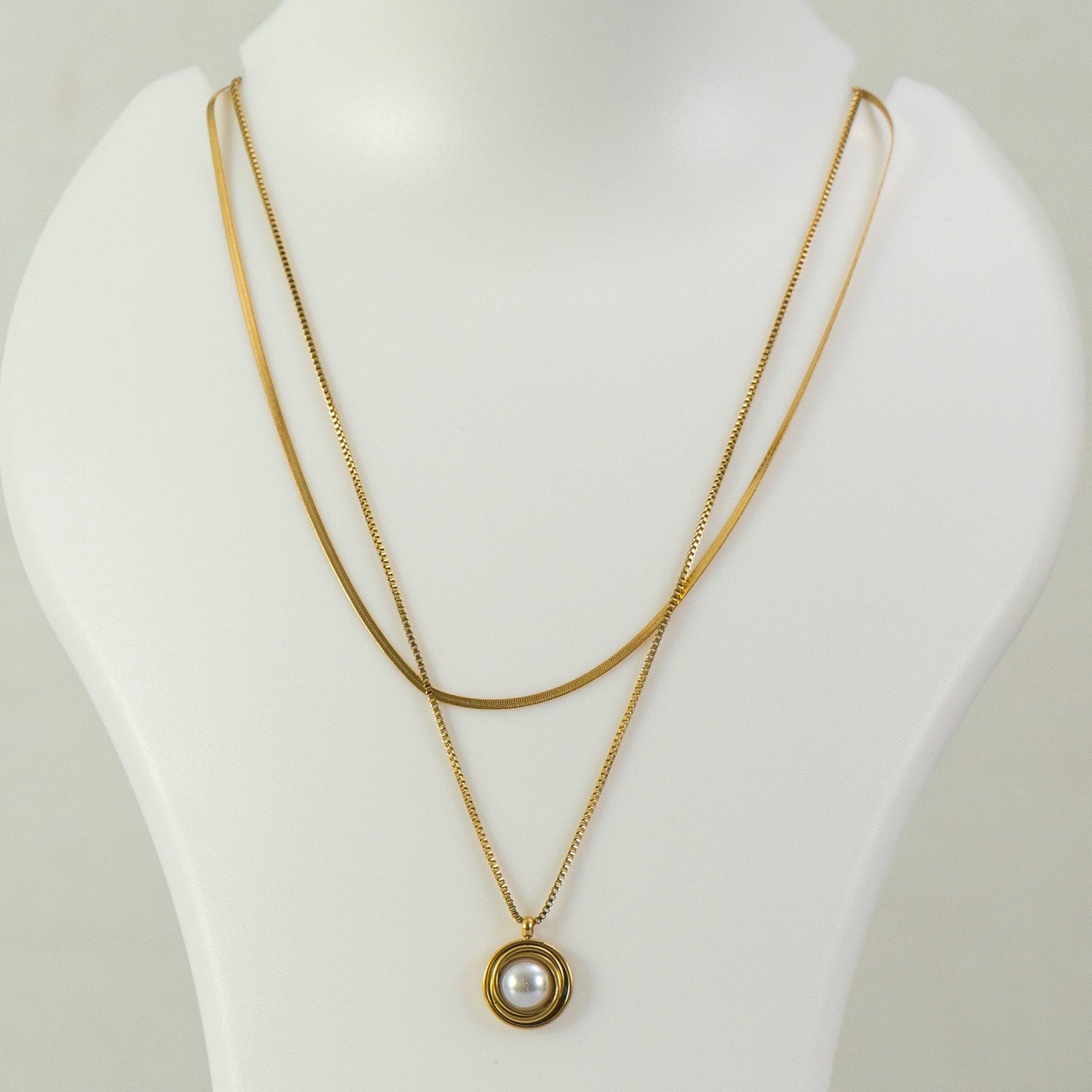 Anti tarnish Pendant Necklace - UBK3221