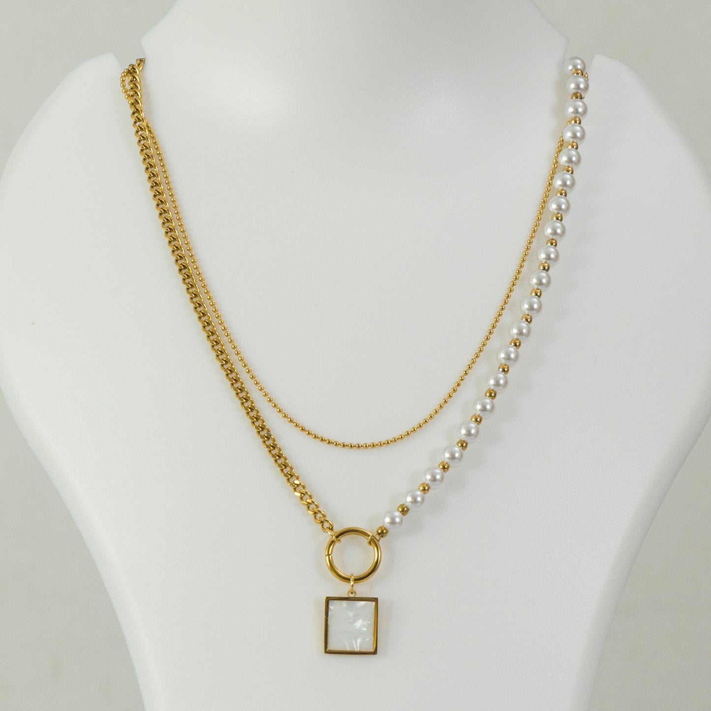 Anti tarnish Pendant Necklace - UBK3240