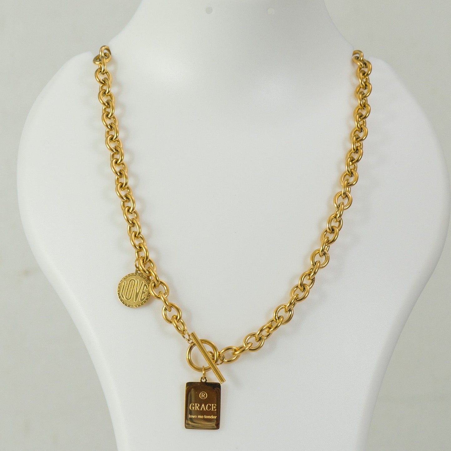 Anti tarnish Pendant Necklace - UBK3245