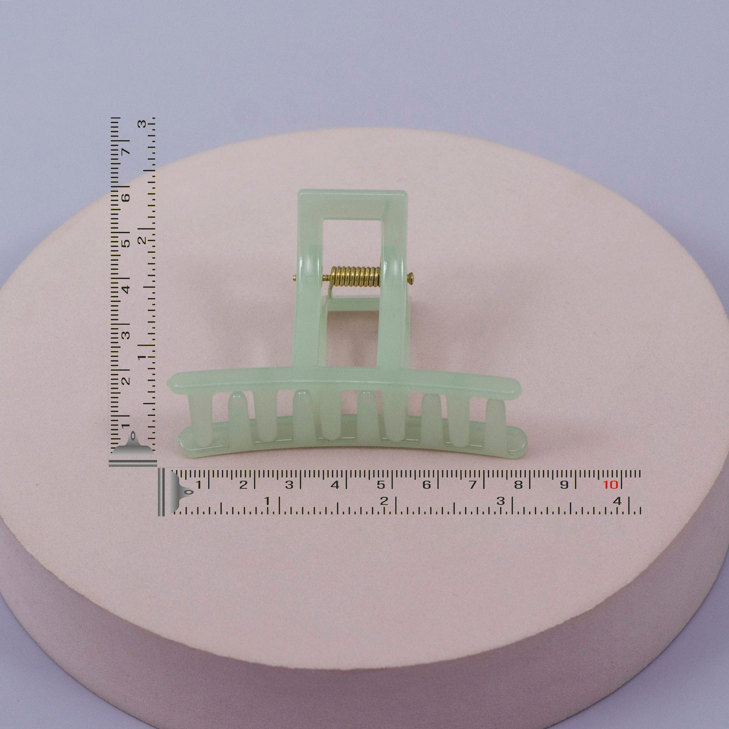 Pastel Rectangle Hair Claw (12Pcs) - UBKWS1132