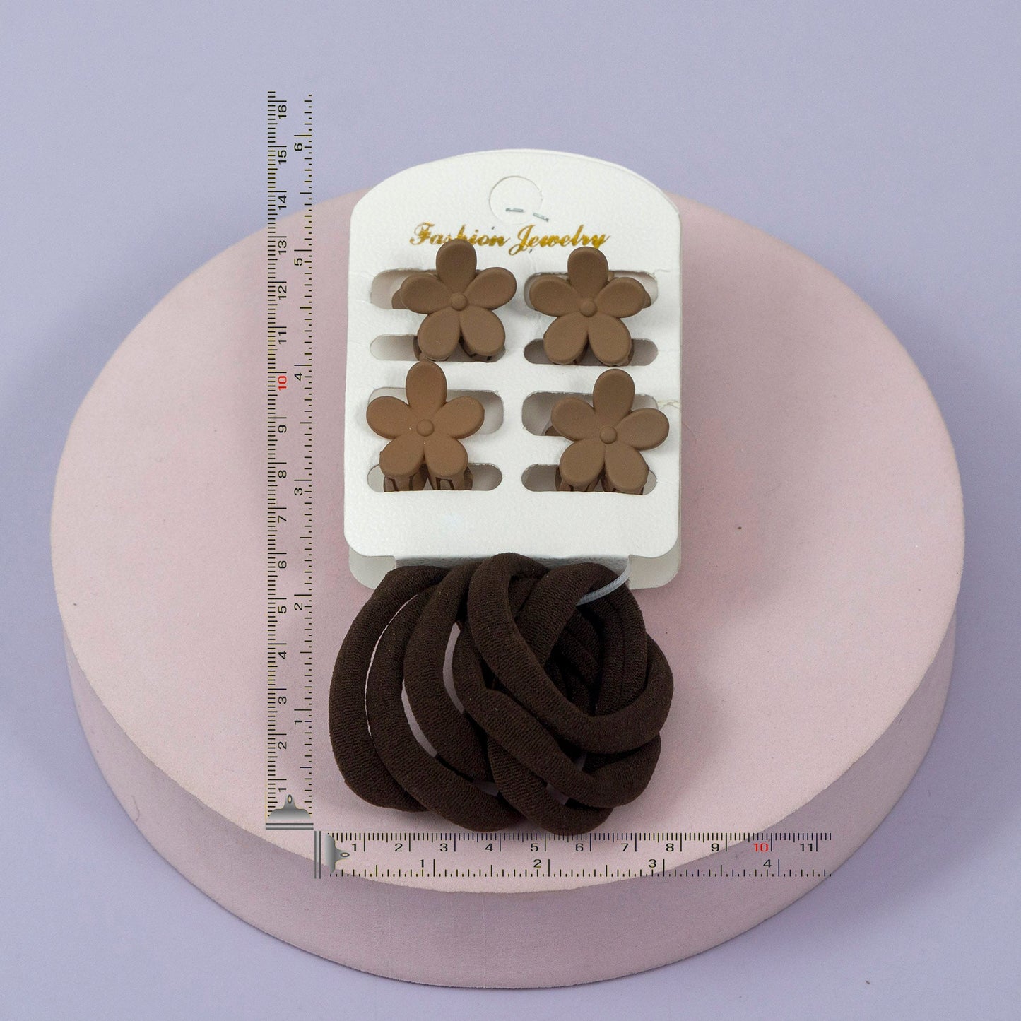 Flower Claw & Hair Tie Set (12Pcs) - UBKWS1141