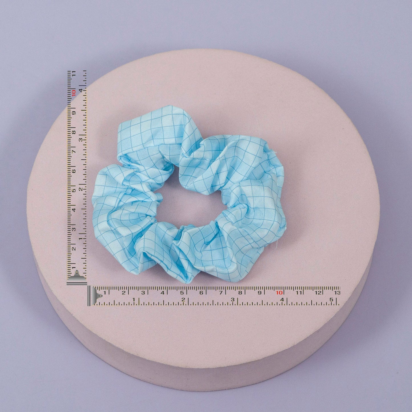 Checkered & Printed Scrunchies (12Pcs) - UBKWS1149