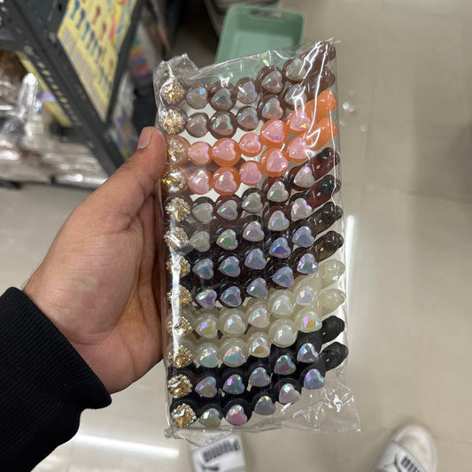 Shiny Charm Banana Clip (12Pcs) - UKWS1093