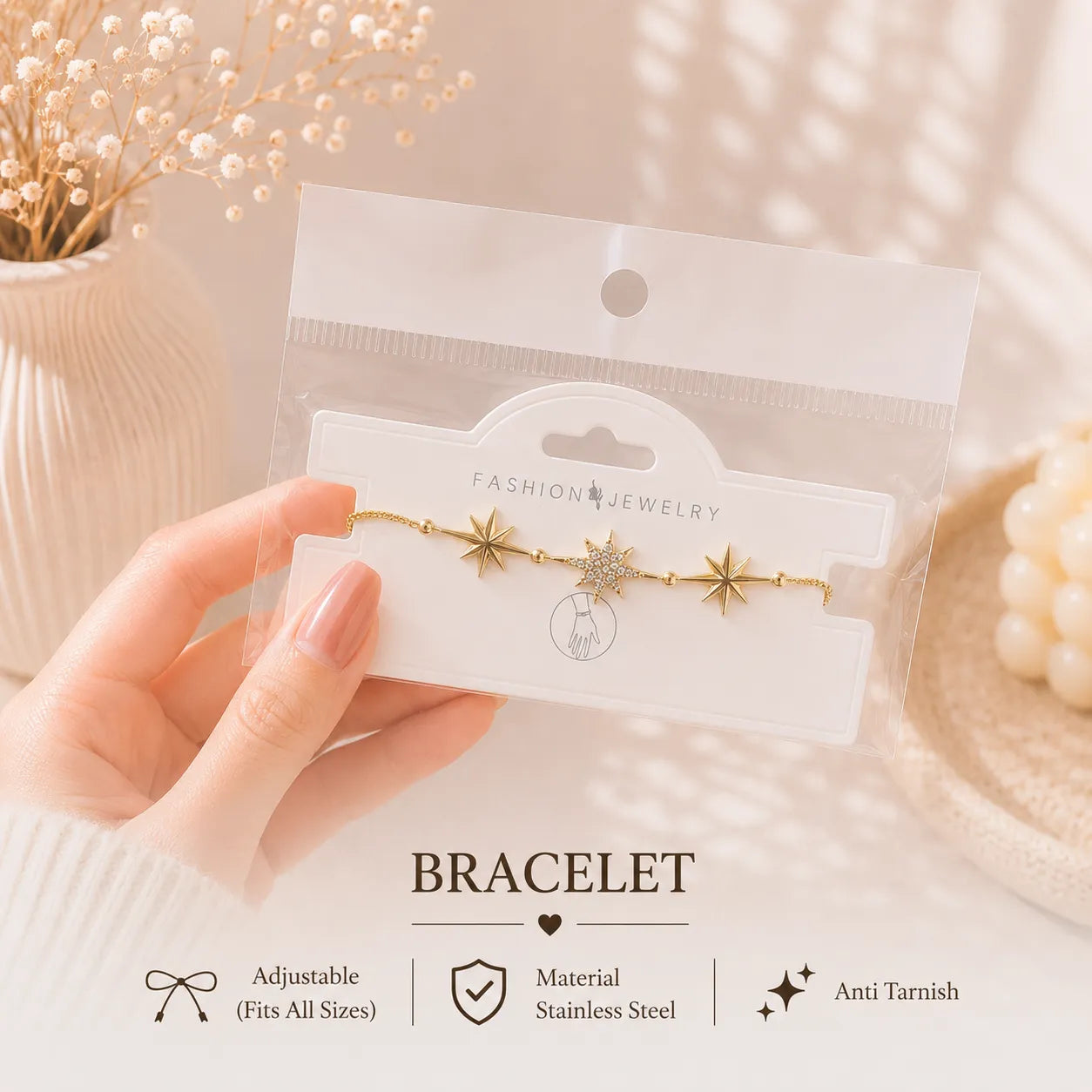 Adjustable Charm Bracelet - UBKWS3038