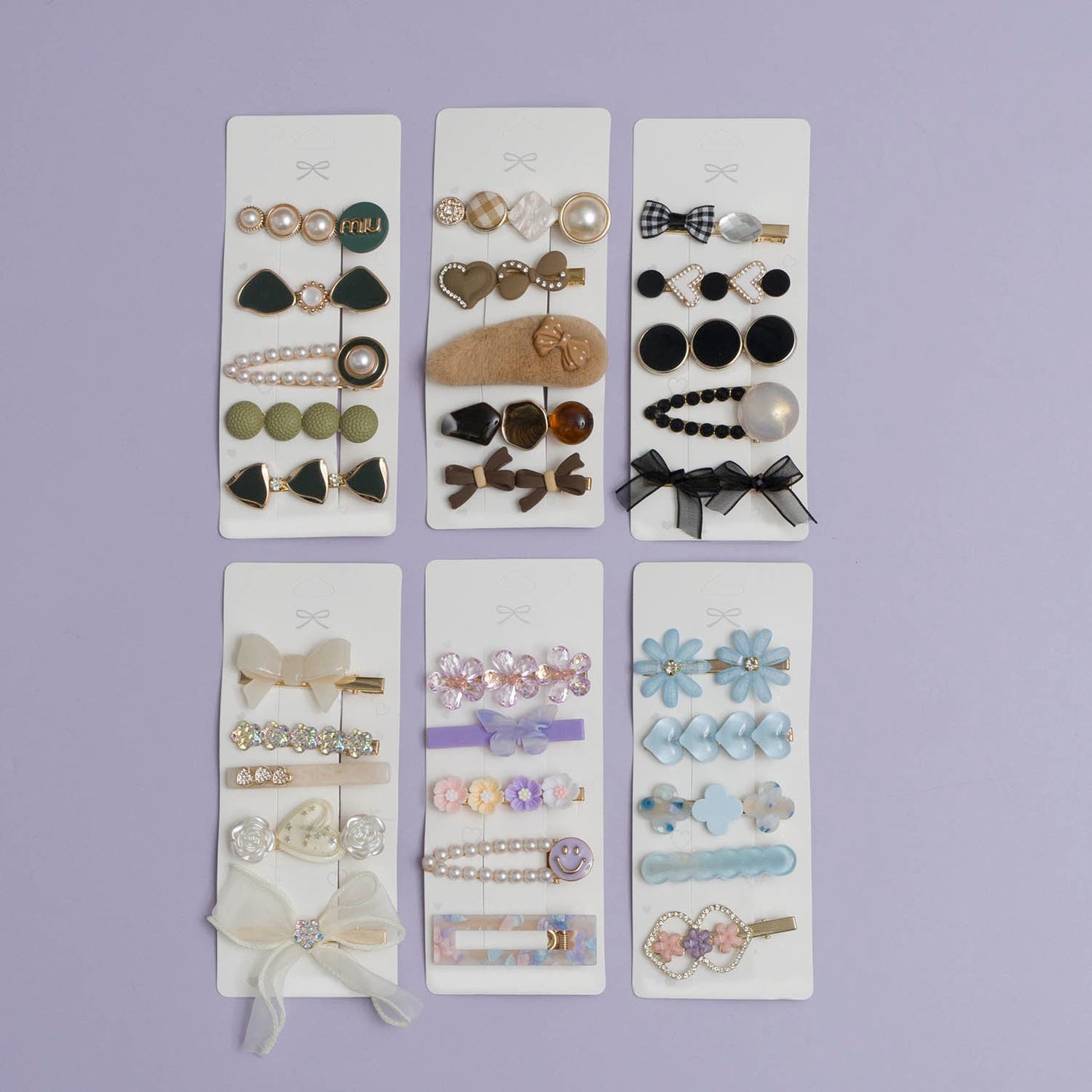 Korean style Hair pins card (Pack of 12) - UBKWS1004