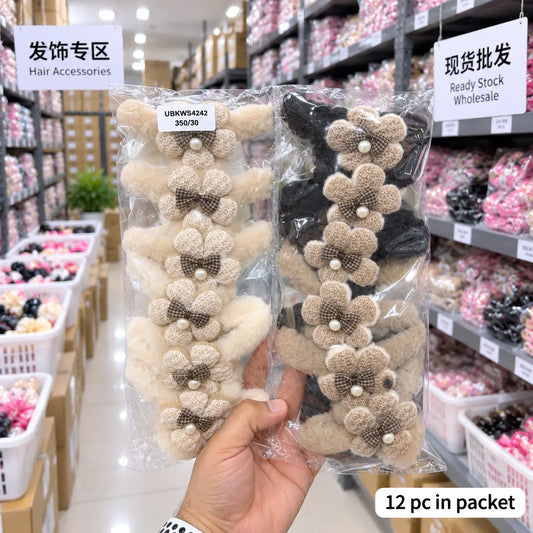 Korean miniature fur hair claw (1Dz) - UBKWS4249
