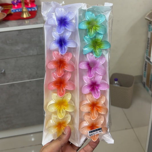 Flower Hair Claw (12Pcs) - UBKWS1136