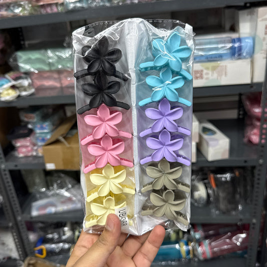 Matte Mini Floral Hair Claw (1Dz) - UBKWS2445