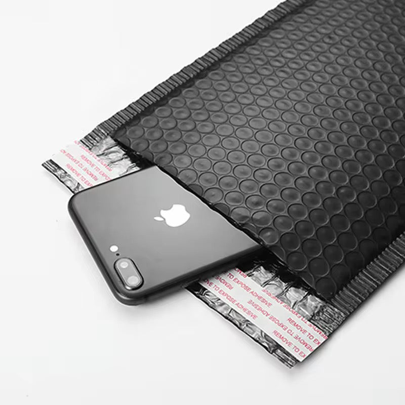 Black Bubble Courier Bag – 20 × 15 cm (50Pcs) - UBKWS2372