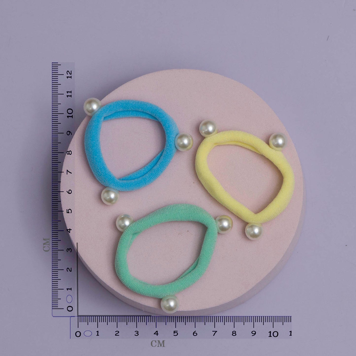 Soft hair ties with zipper (Pack of 12) - UBKWS1014
