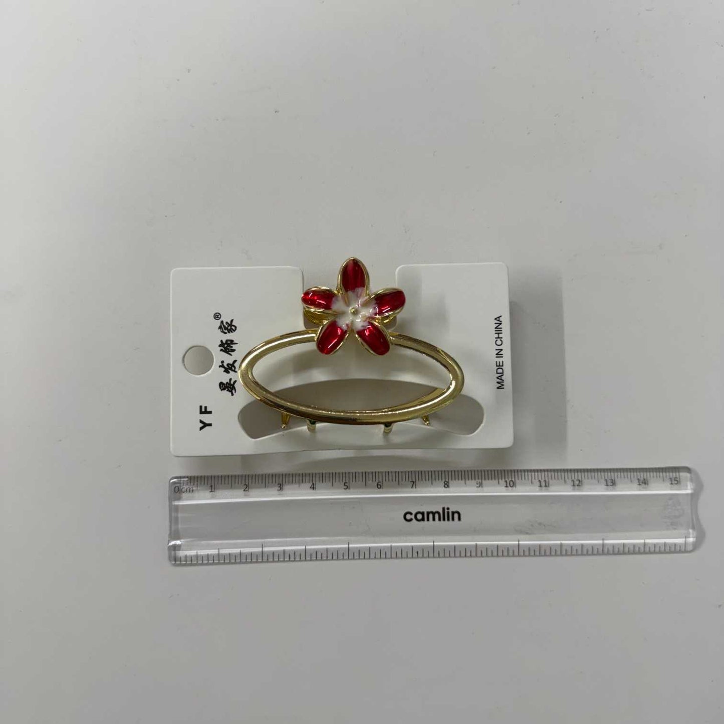 Metal enamel hair claw (1Dz) - UBKWS2615