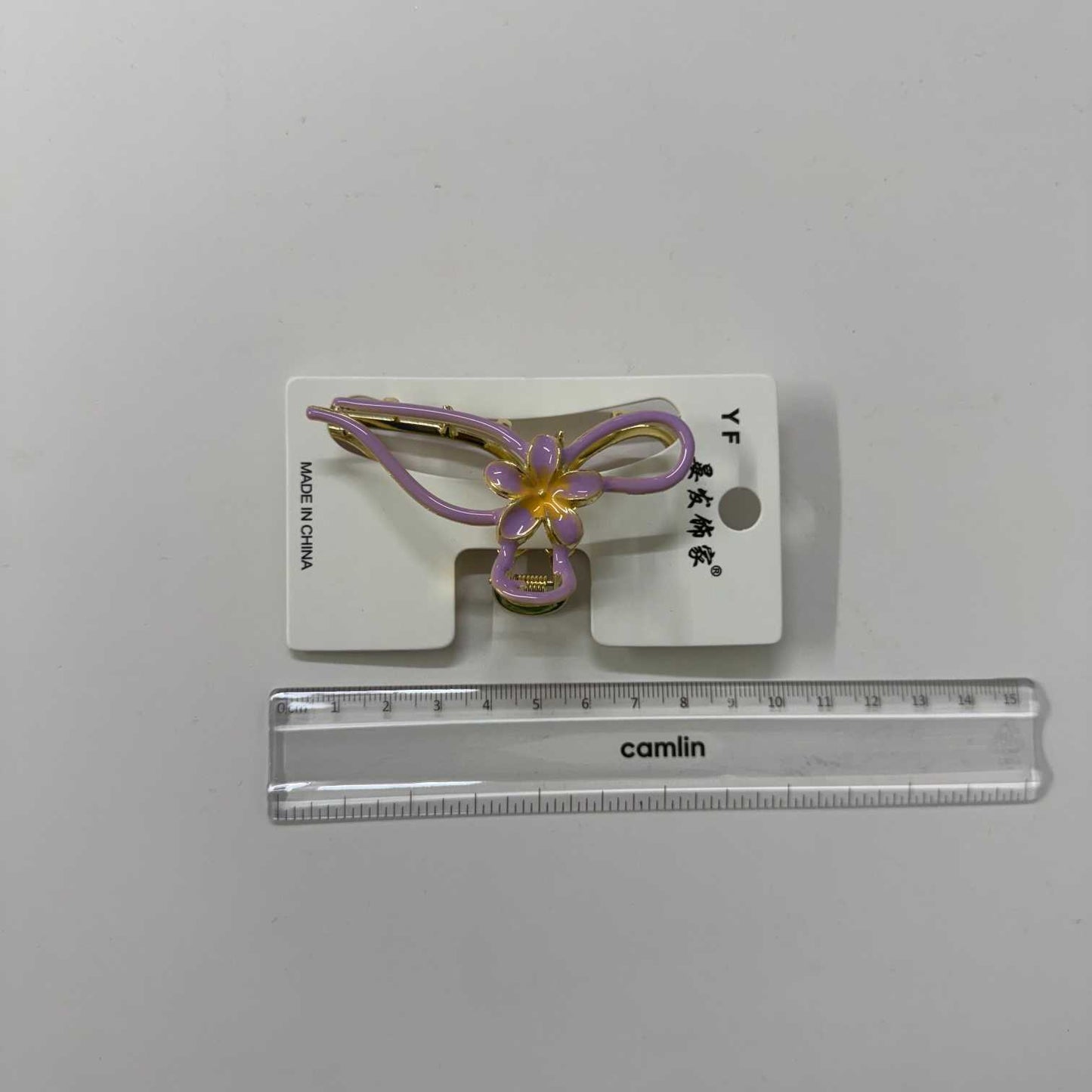 Metal enamel hair claw (1Dz) - UBKWS2623