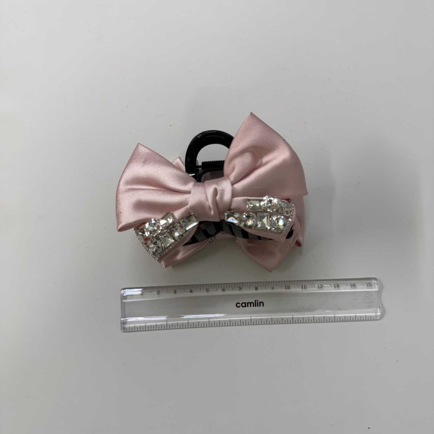 Premium stone bow hair claw (3Pcs) - UBKWS2624