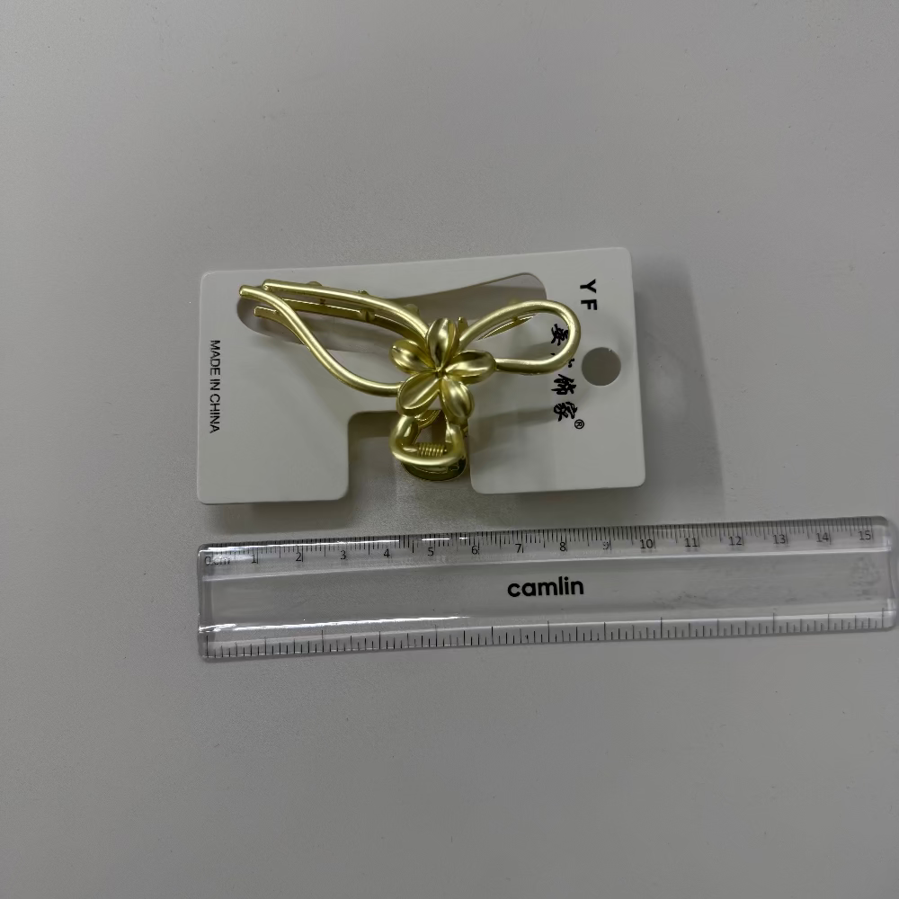 Matt metal hair claw (1Dz) - UBKWS2628